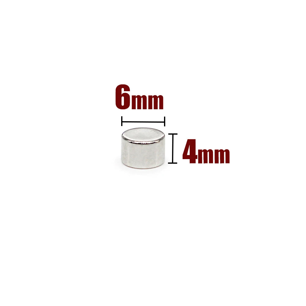 Ø6x4 mm Neodymium Magnet – N52 Grade, Super Strong Magnet