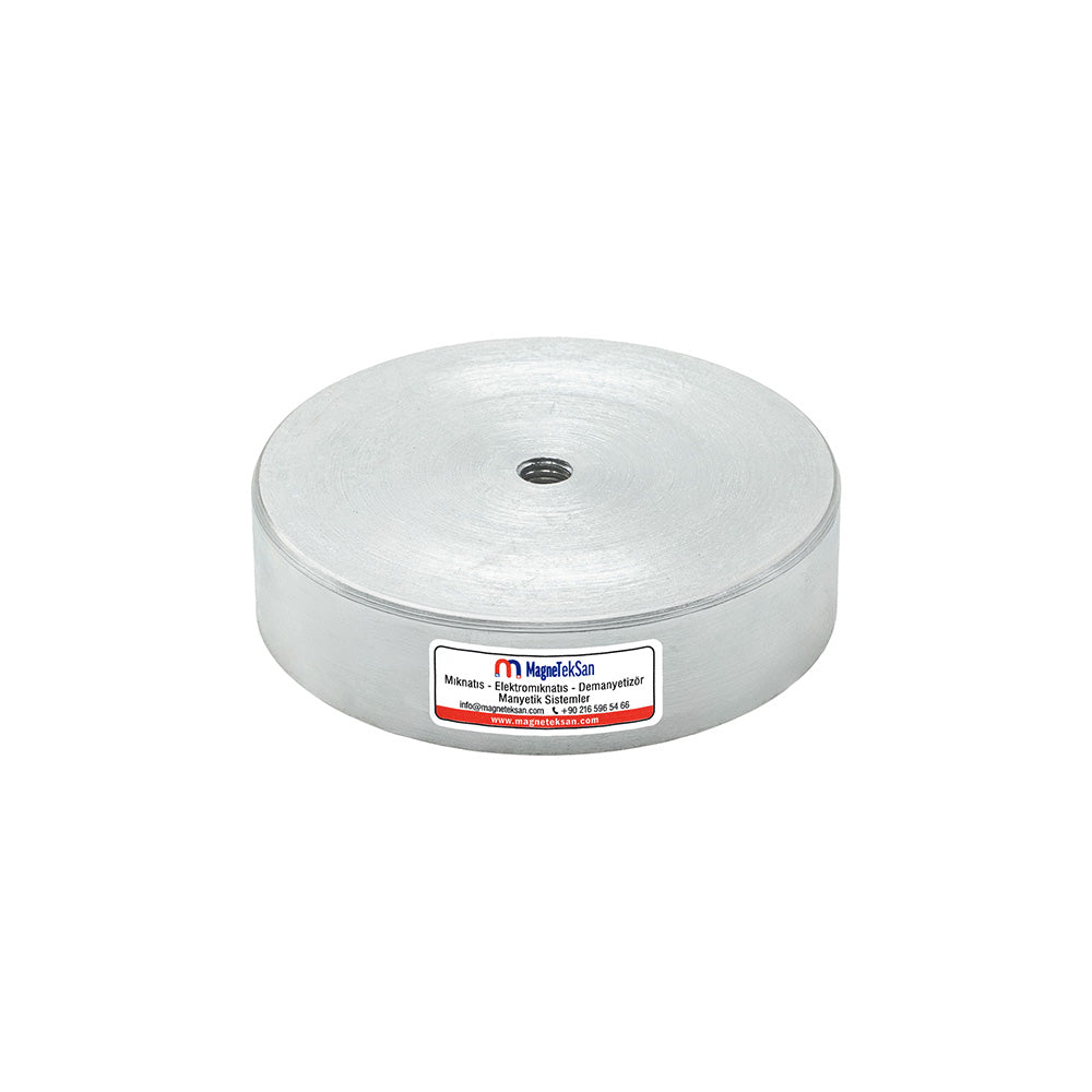 Ø80 mm M8 Female Threaded Ferrite Pot Magnet