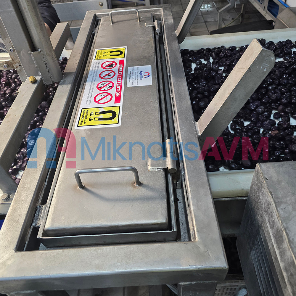 860x200x45 mm Plate Magnet for Olive Processing Plant