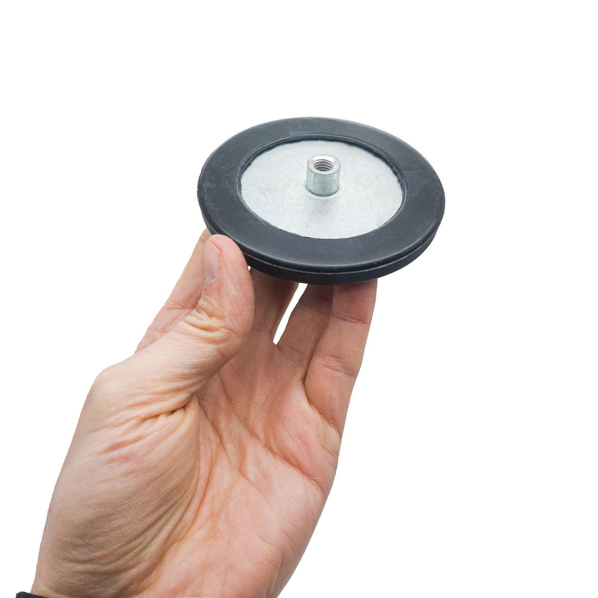 Ø66 mm Rubber Pot Magnet - N35 Neodymium