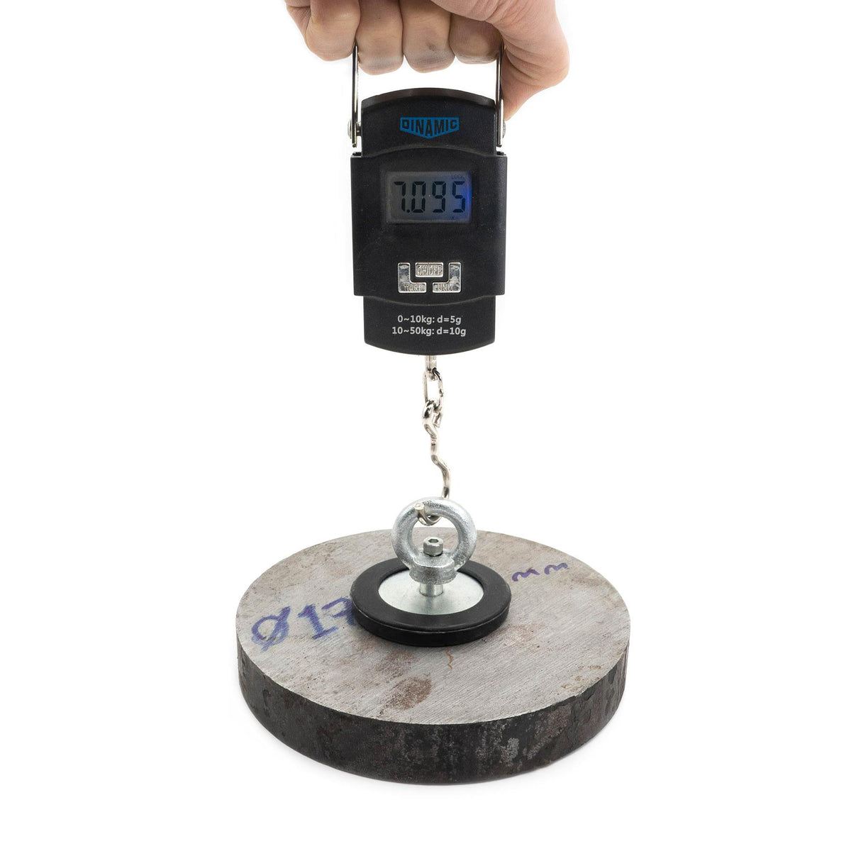 Ø66 mm Rubber Pot Magnet - N35 Neodymium