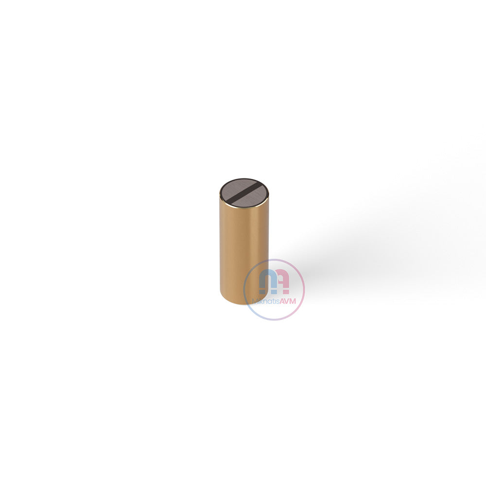 Ø8x20 mm M4x5 mm Female Brass Pot Magnet