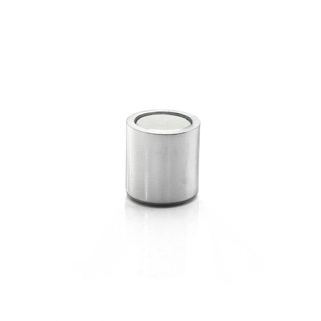 Ø8x8 mm Cylindrical Female Threaded Neodymium Pot Magnet – M3x5, N35 Grade