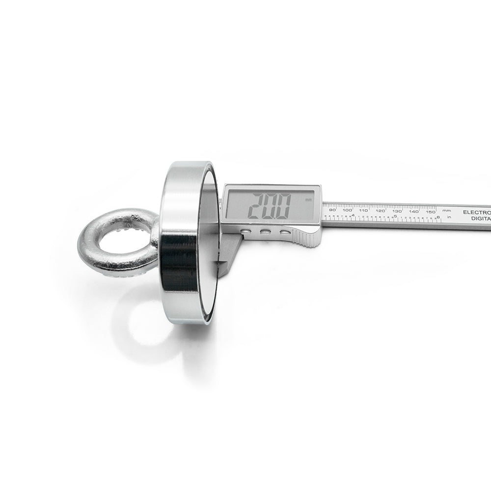 Ø90 mm Female Hole Pot Magnet - 200 kg Pull Force