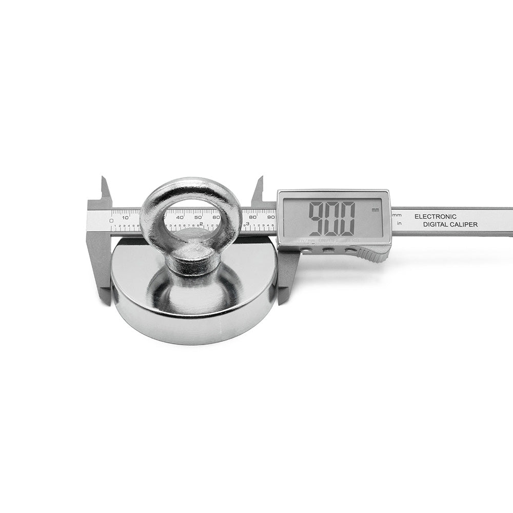 Ø90 mm Female Hole Pot Magnet - 200 kg Pull Force