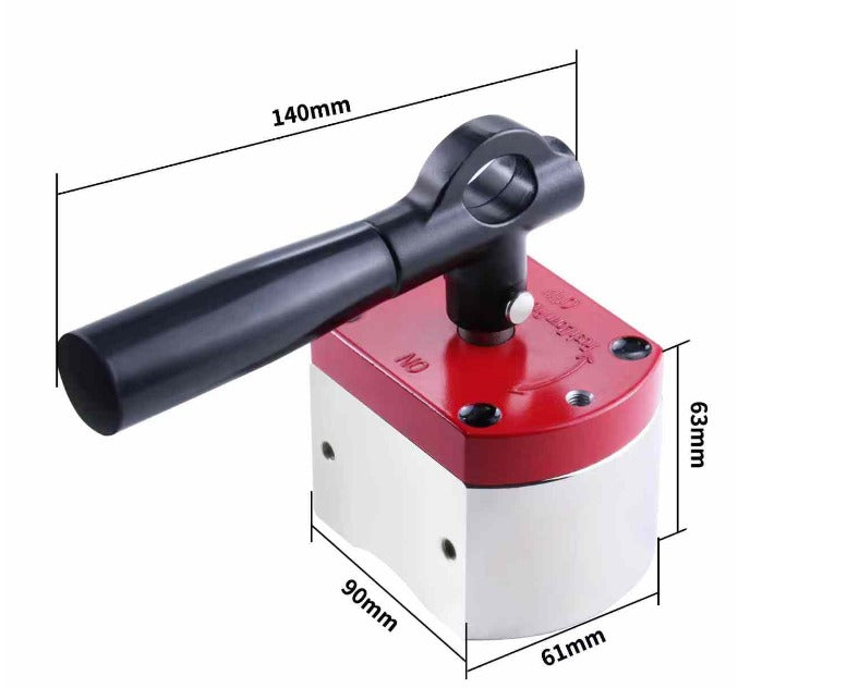 90x62x123 mm Arm On-Off Welding Magnet - 300 Kg Pulling Power