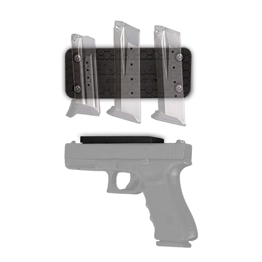 95x35x8 mm Gun Holder Magnet - 42 LBS - 3500 Gauss High Pull Force