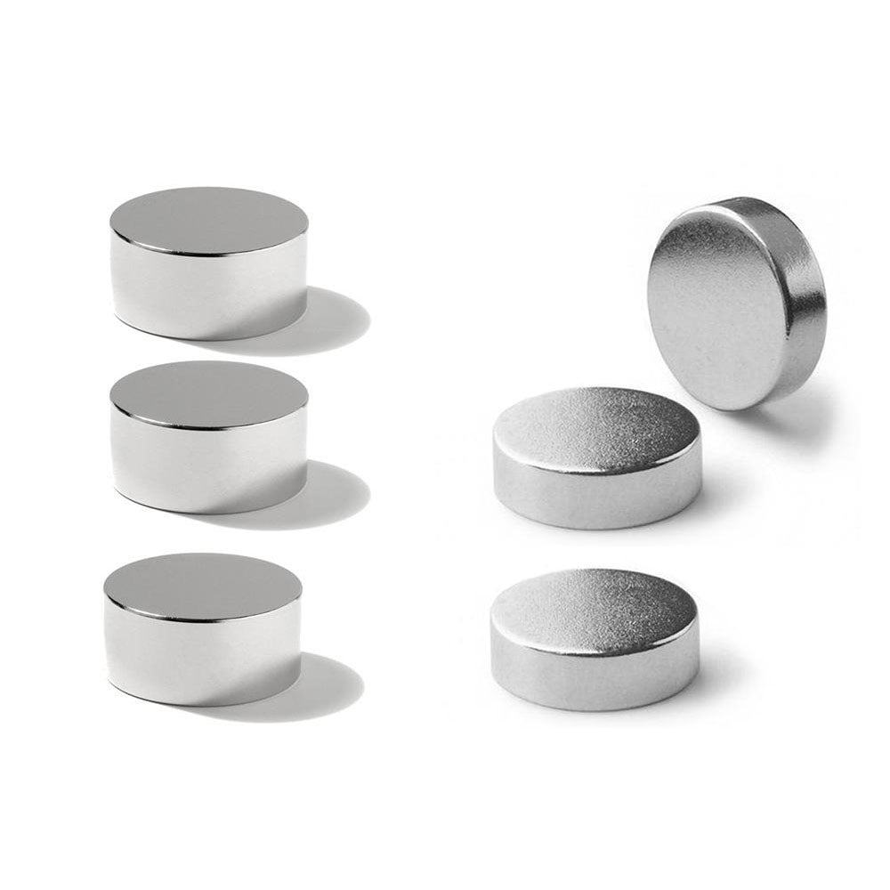 6-Piece Super Strong Neodymium Magnet Magnetic Plate Fixing Set – 3 Pieces for Bumper Back, 3 Pieces for Plate Back
