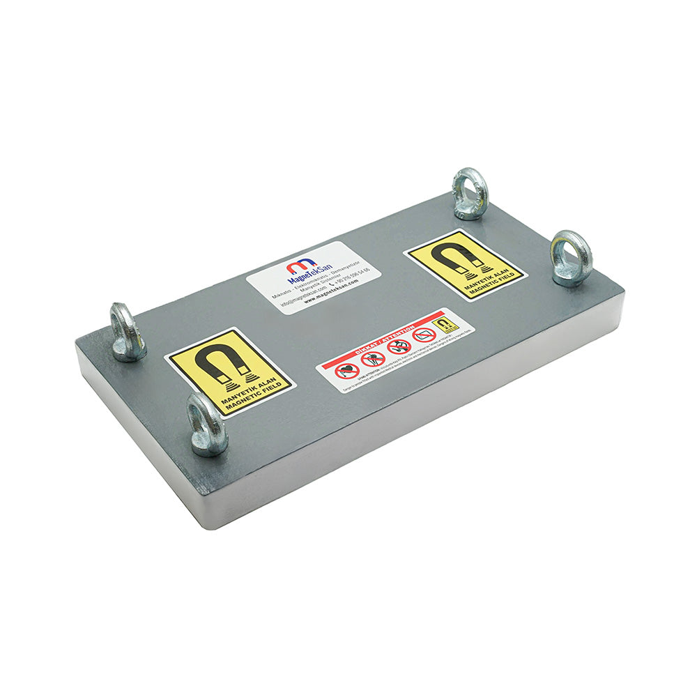 400x210x42 mm - 80°C Durable Flat Neodymium Plate Magnet for Sunflower Oil Extraction Process