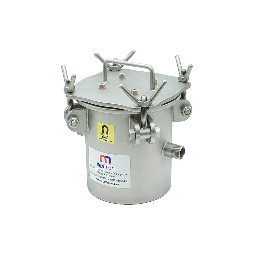 High-Gauss 4-Bar Magnetic Filter for Paint and Liquid Lines – DN20 Ø25x190 mm