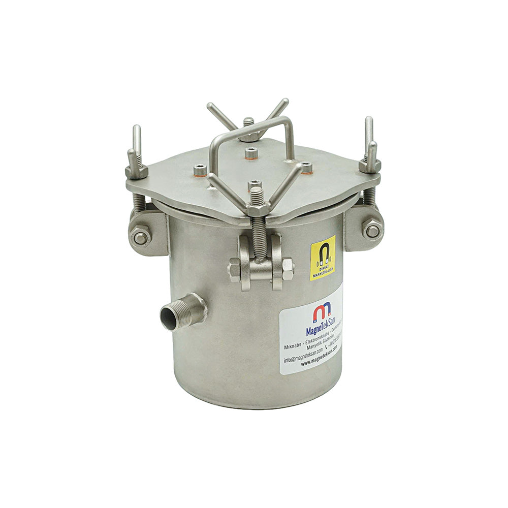 High-Gauss 4-Bar Magnetic Filter for Paint and Liquid Lines – DN20 Ø25x190 mm