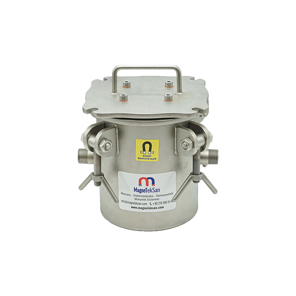 High-Gauss 4-Bar Magnetic Filter for Paint and Liquid Lines – DN20 Ø25x190 mm