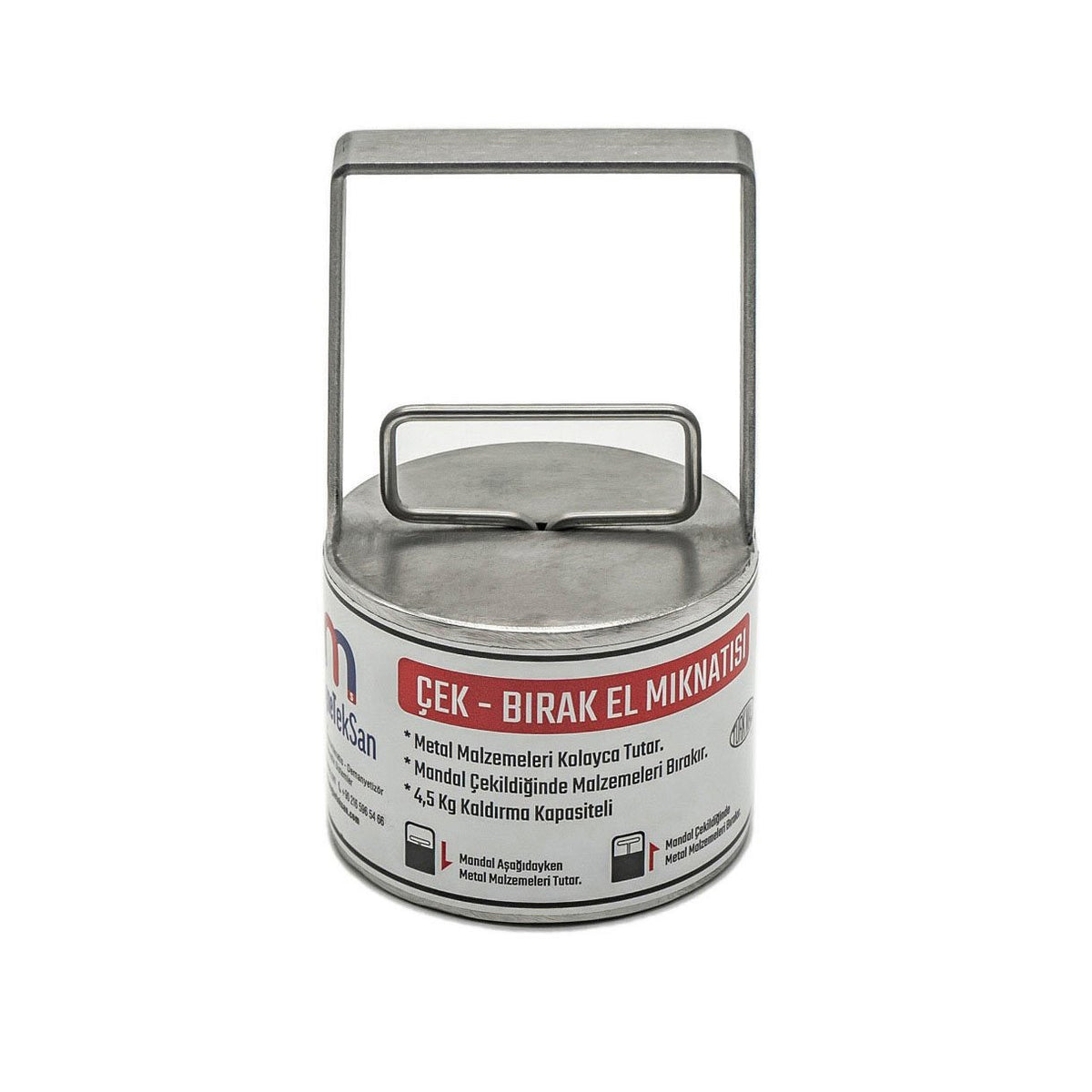 Pull-Release Hand Magnet - Metal Collector Magnet