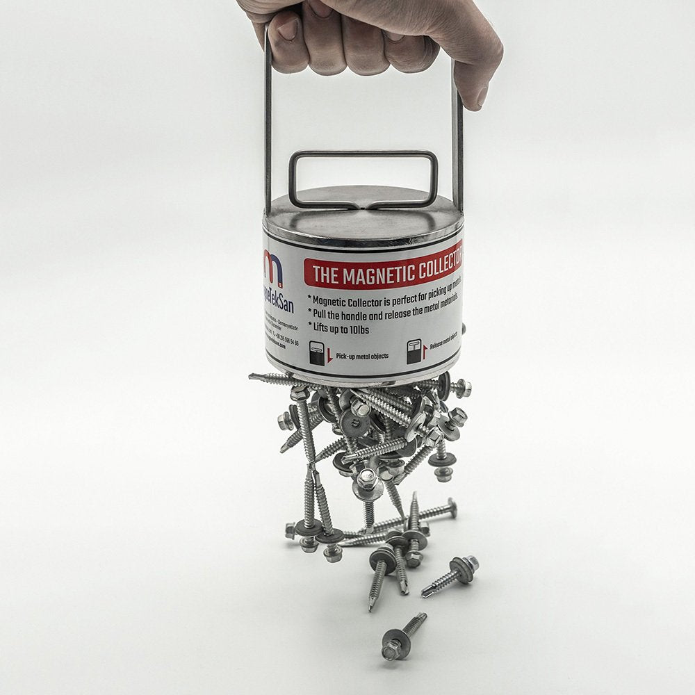 Pull-Release Hand Magnet - Metal Collector Magnet