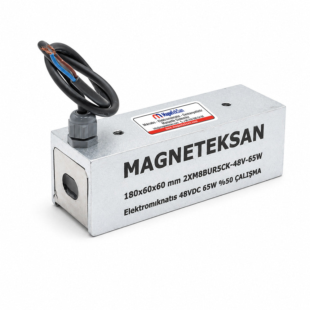 180x60x60 mm Electromagnet for Steel Material Handling