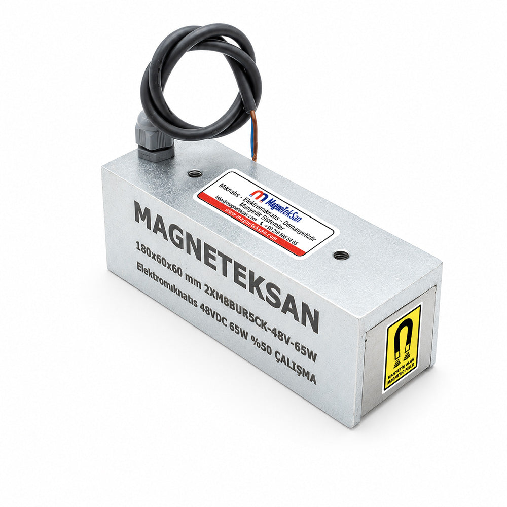 180x60x60 mm Electromagnet for Steel Material Handling