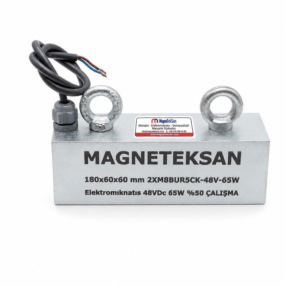 180x60x60 mm Electromagnet for Steel Material Handling