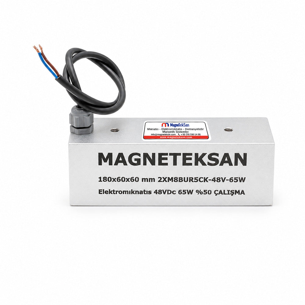 180x60x60 mm Electromagnet for Steel Material Handling
