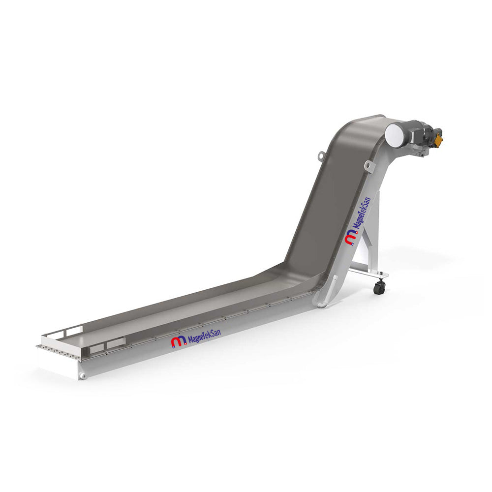 Magnetic Chip Conveyor for CNC Machining Centers – Neodymium Magnetic System with Iron Chip Transport and Filtration Support in Water-Based Cutting Fluid Lines