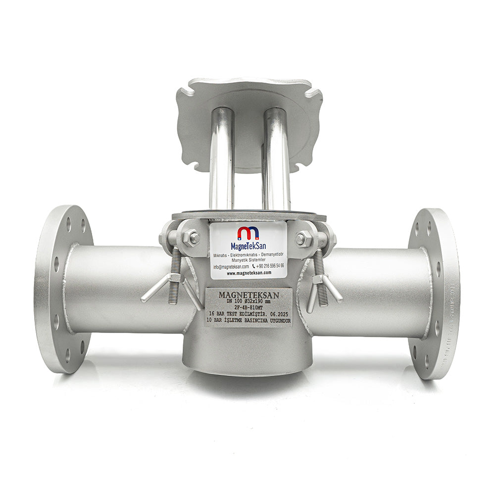 DN100 Inlet/Outlet Magnetic Filter – High-Efficiency Metal Separator for Petroleum Production Lines
