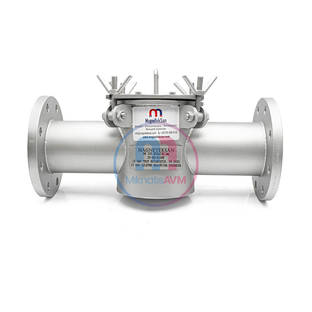 DN100 Inlet/Outlet Magnetic Filter – High-Efficiency Metal Separator for Petroleum Production Lines
