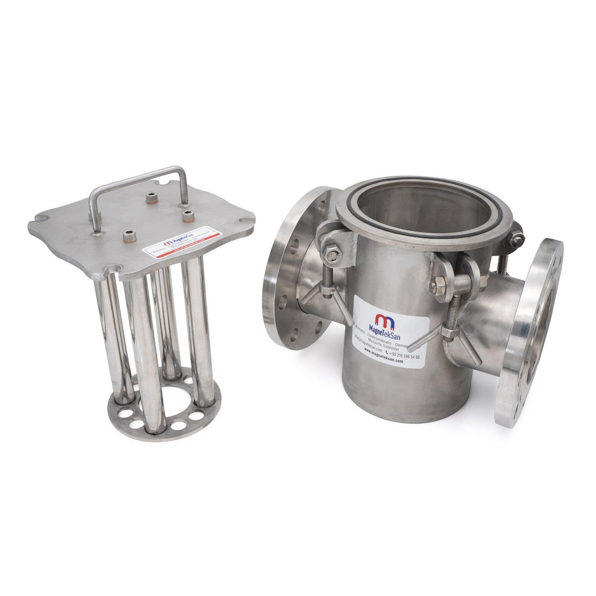 DN100 Magnetic Filter - N35SH Magnetized, High Temperature Resistant