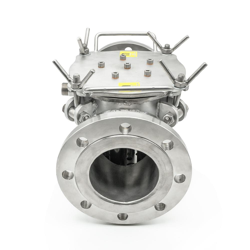 DN100 Magnetic Filter - 6 Bar - Food Safe - Stainless - 10,000 Gauss Power