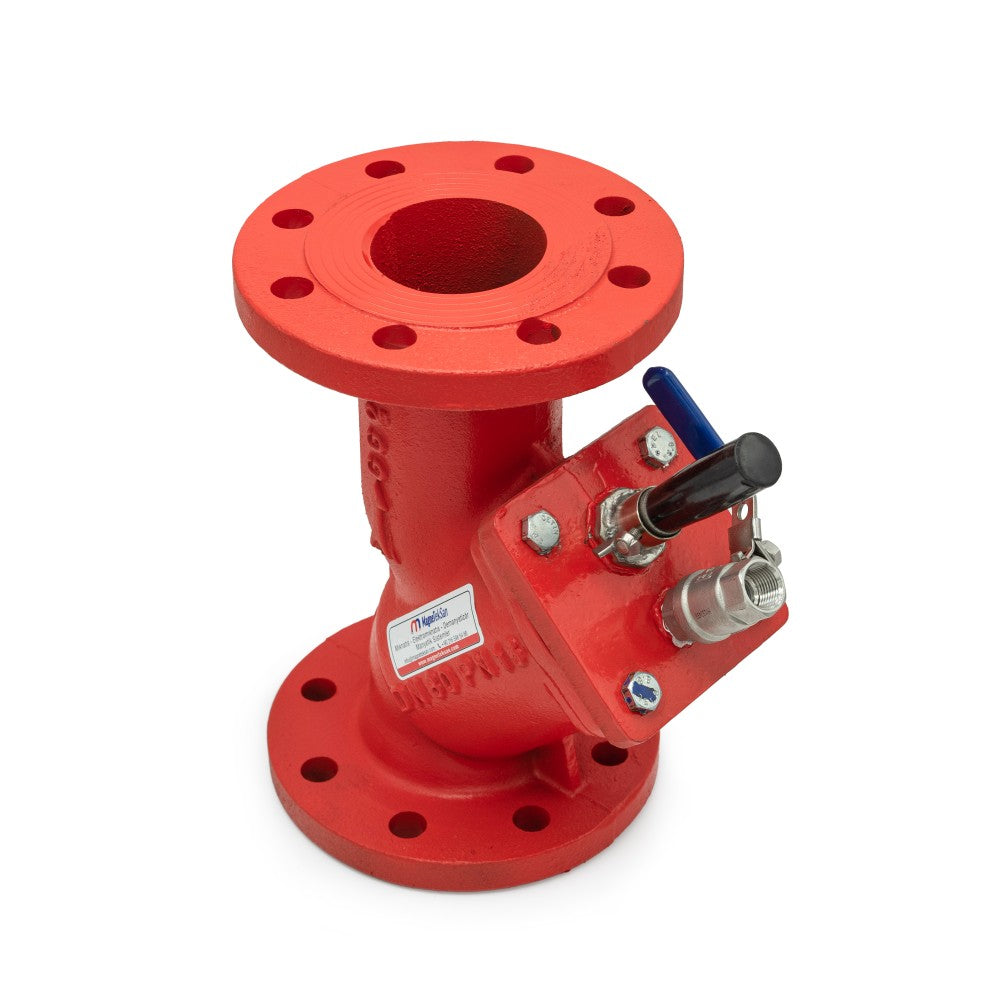 DN100 Strainer Magnetic Filter - Cast Iron Body - 80°C Resistant - Neodymium Magnet