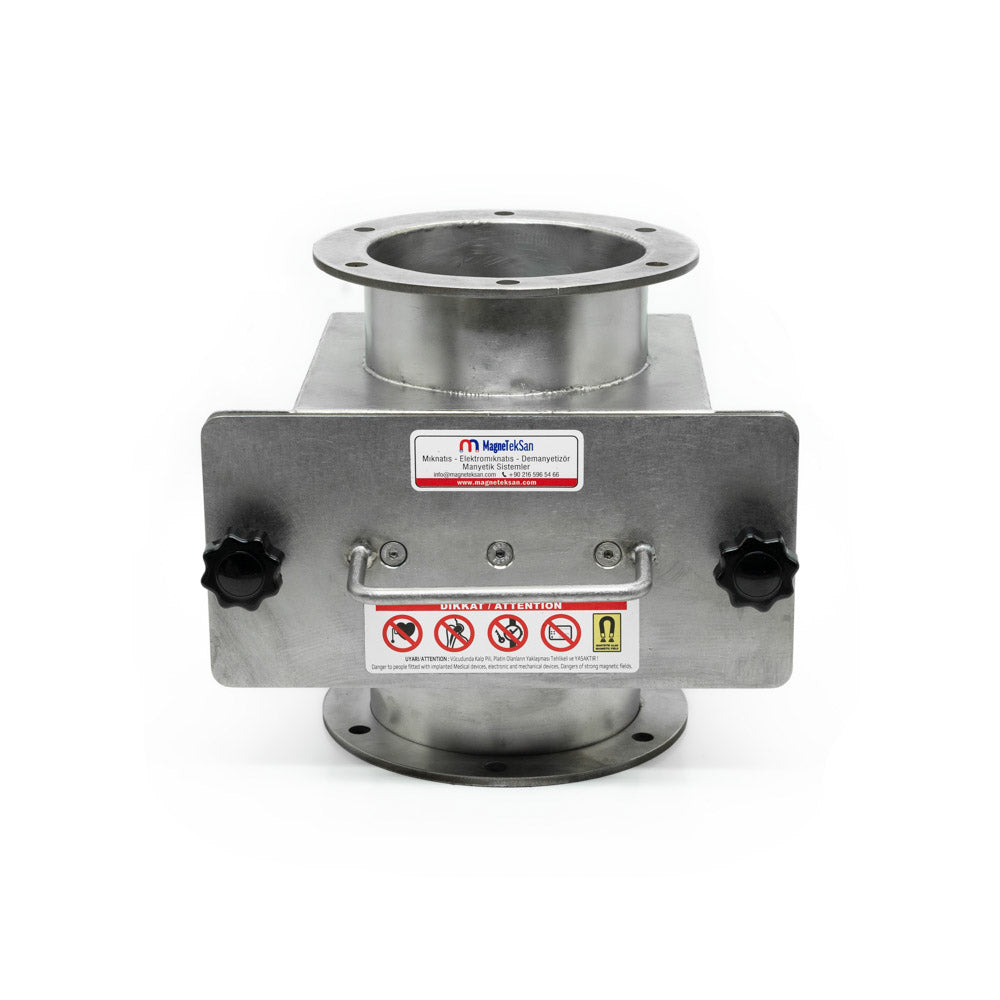 DN125 Neodymium Magnetic Grid in Housing Separator - 150°C Resistant
