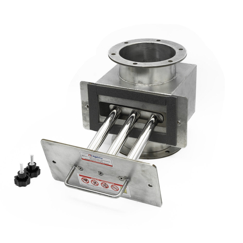 DN125 Neodymium Magnetic Grid in Housing Separator - 150°C Resistant