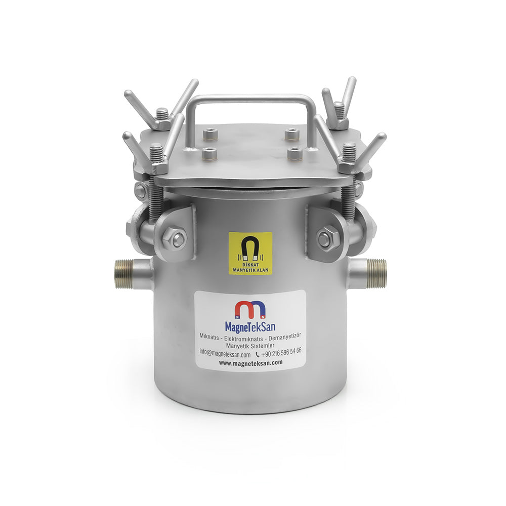 High-Gauss 4-Bar Magnetic Filter for Paint and Liquid Lines – DN20 Ø25x190 mm