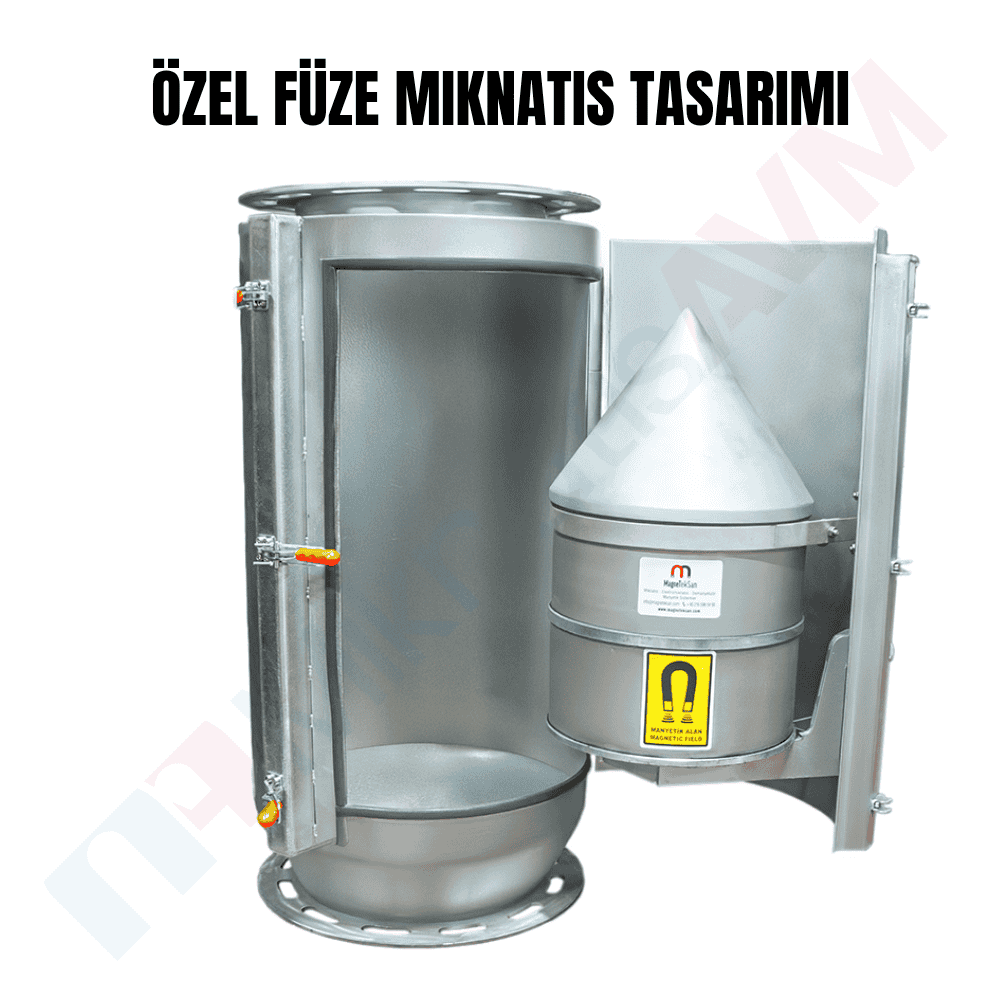 DN350 Ferrite Bullet Magnet (Magnetic Separator) – Stainless Steel