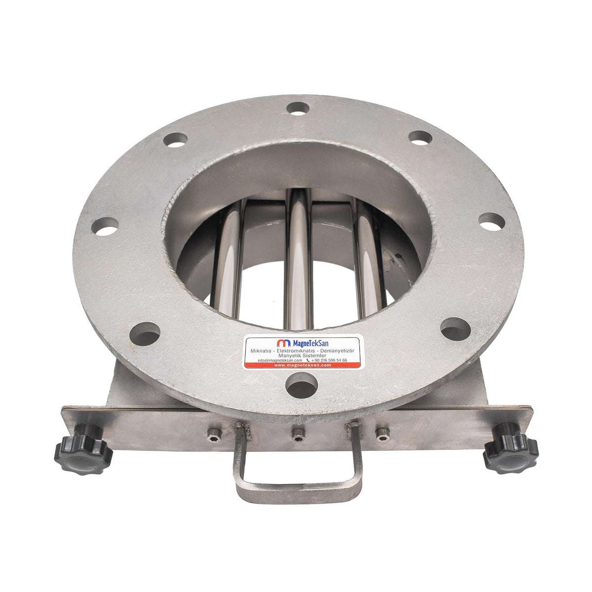 DN200 Inlet/Outlet Neodymium Magnet with Drawer-Type Housing Magnetic Grid