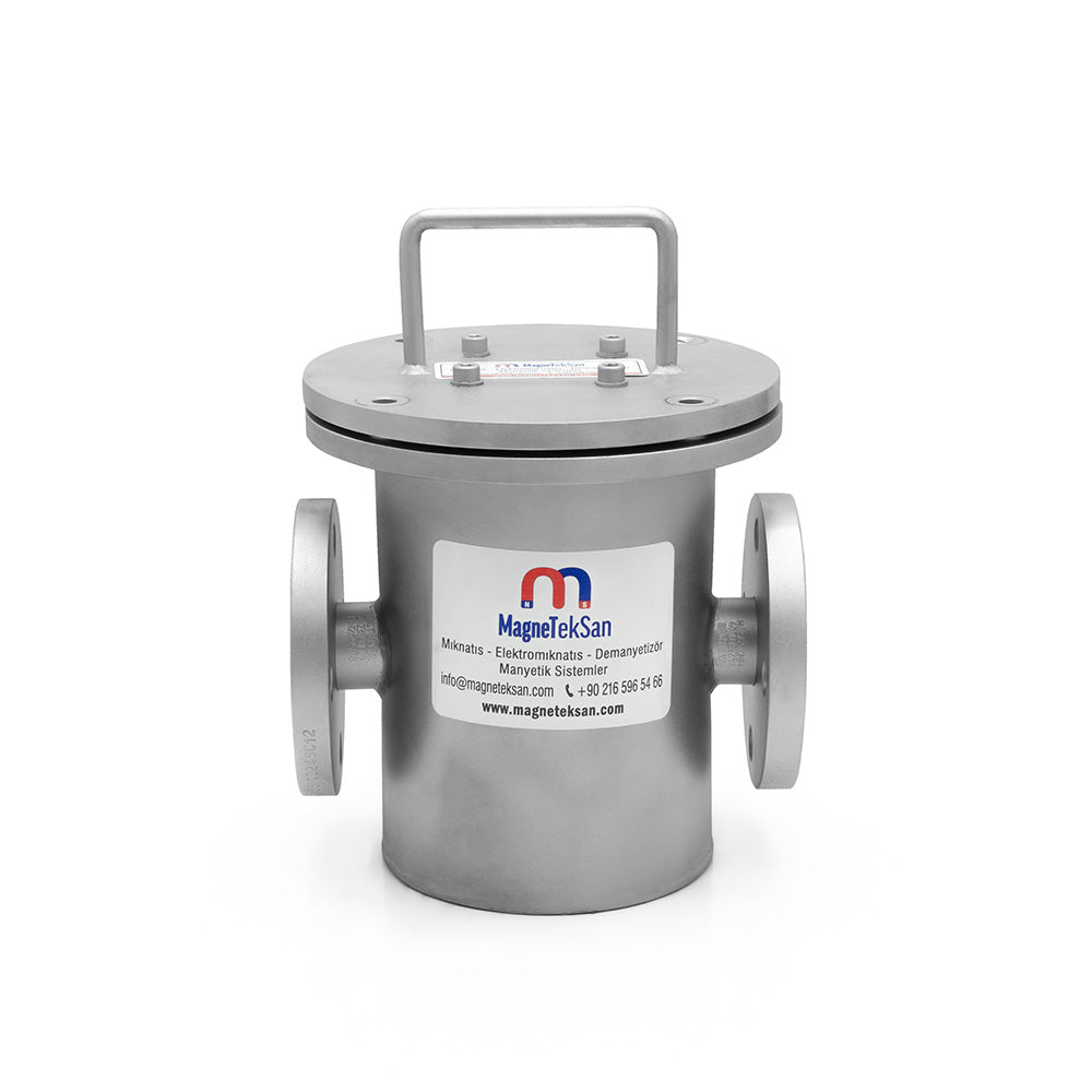 DN25 Flanged Inlet/Outlet Neodymium Magnetic Filter