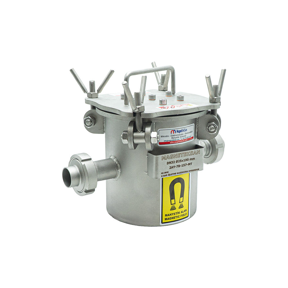 Neodymium Filter Magnet for Metal Separation in DN32 Liquid Lines