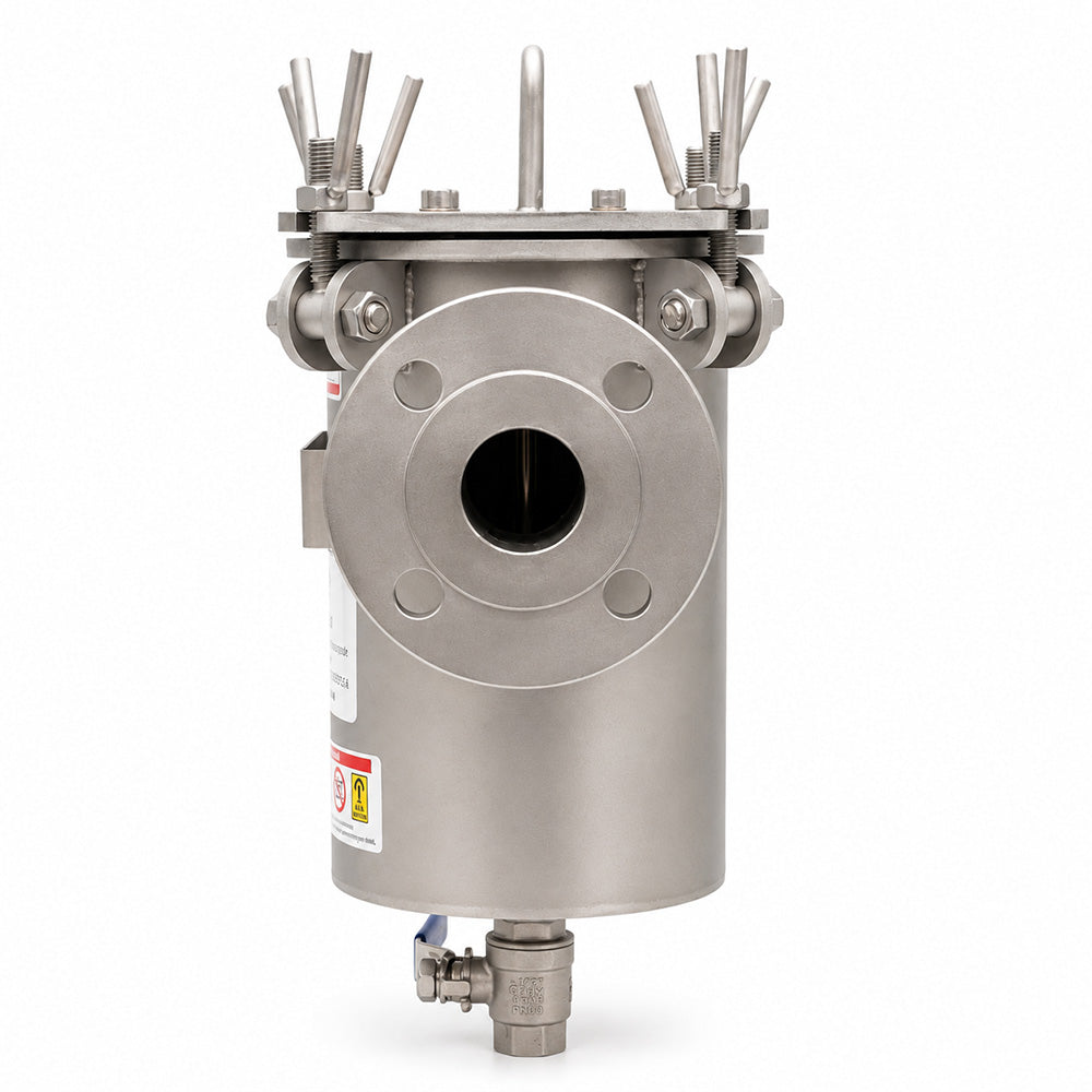 DN40 Inlet and Outlet Neodymium Magnetic Filter with 5 Rods for Fruit Purée Lines