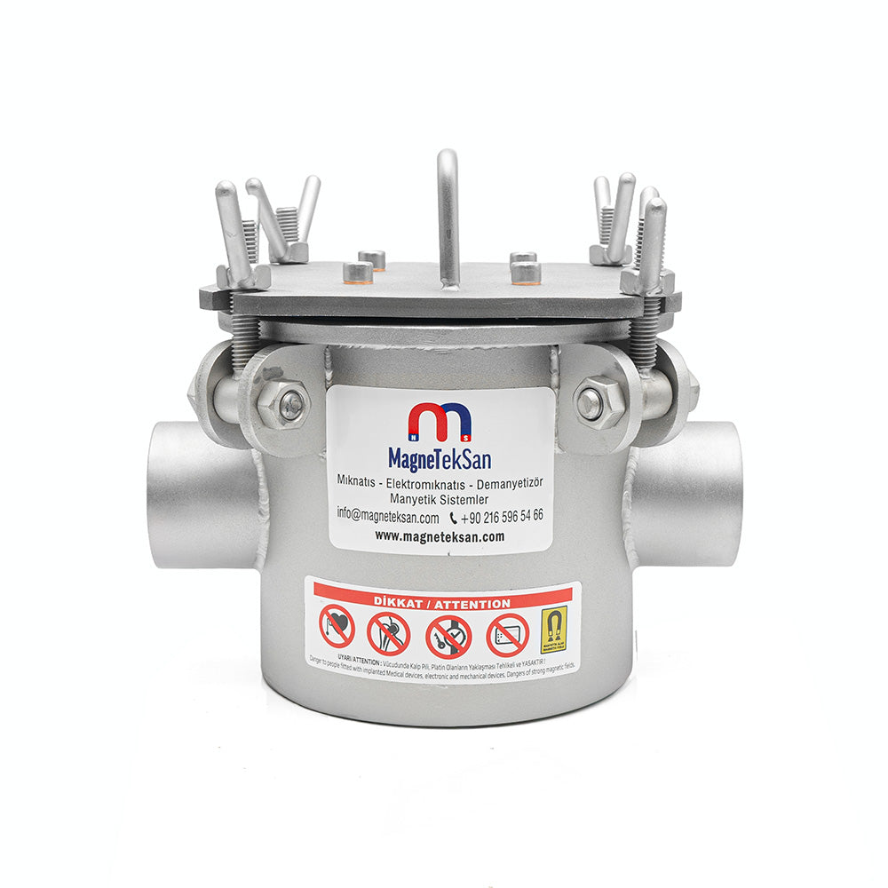 DN50 Ø25x160 mm Neodymium Magnetic Filter – For Cutting Fluid and Coolant Filtration