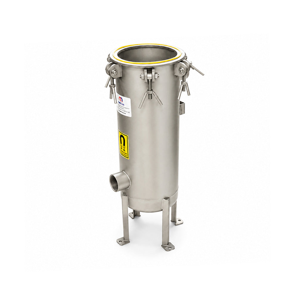 Neodymium Magnetic Filter for Chocolate Lines – DN50, Easy-Clean, with Ø25 × 290 mm Neodymium Magnetic Rods