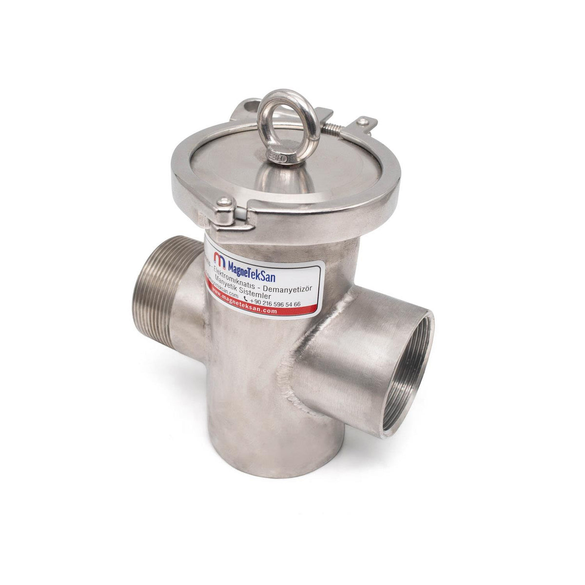 DN50 Magnetic Filter with Inlet/Outlet Casing and Nipple Connection