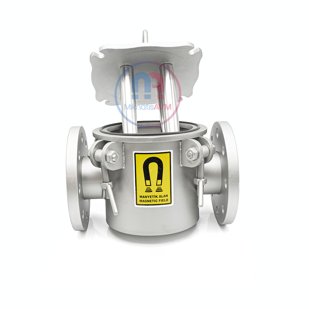 DN65 Ø25x190 mm Neodymium Magnetic Filter – High-Power Inline Iron Particle Separator