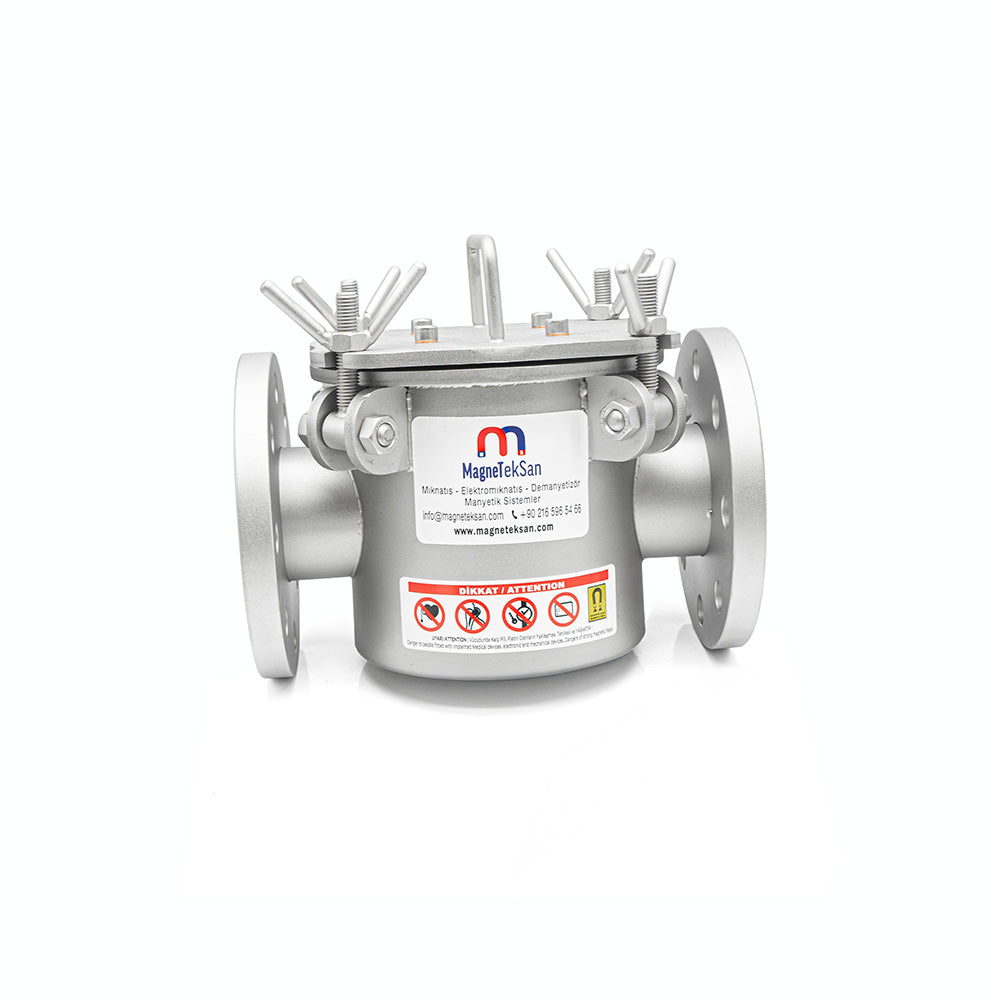 DN65 Ø25x190 mm Neodymium Magnetic Filter – High-Power Inline Iron Particle Separator