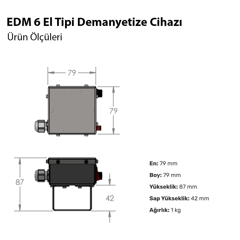 EDM 6 Handheld Demagnetization Device