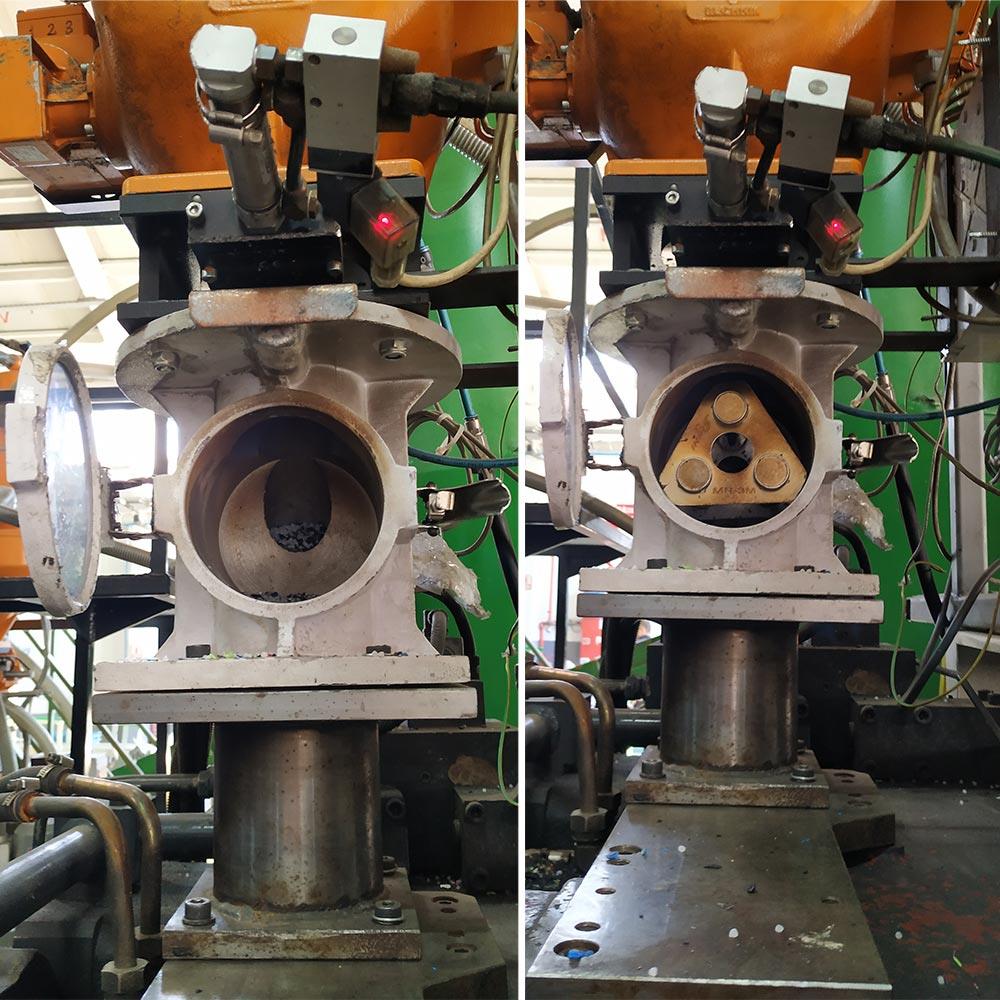 Triangular Grid Magnet - For Plastic Injection Molding Machine