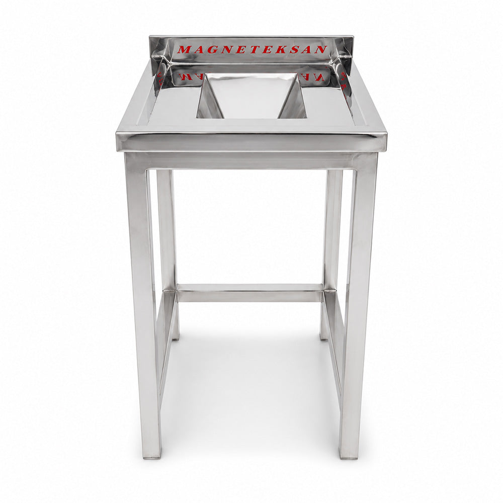 Magnetic Holder for Industrial Kitchens and Cafeterias – Catches Cutlery That Falls into the Waste Bin