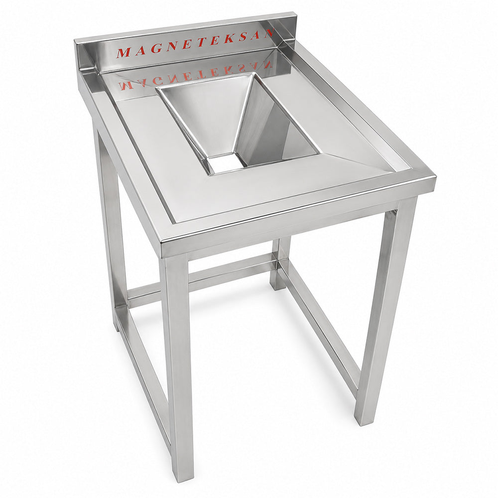 Magnetic Holder for Industrial Kitchens and Cafeterias – Catches Cutlery That Falls into the Waste Bin