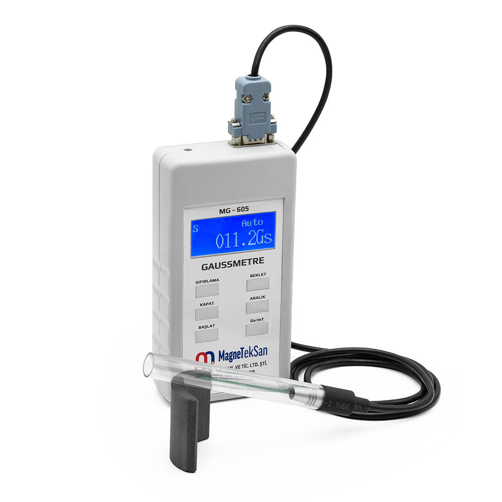 MG 605 Digital Gaussmeter - Industrial Magnetic Measurement Device – Digital Gaussmeter and Tesla Meter for Magnets and Electromagnets (DC/AC)