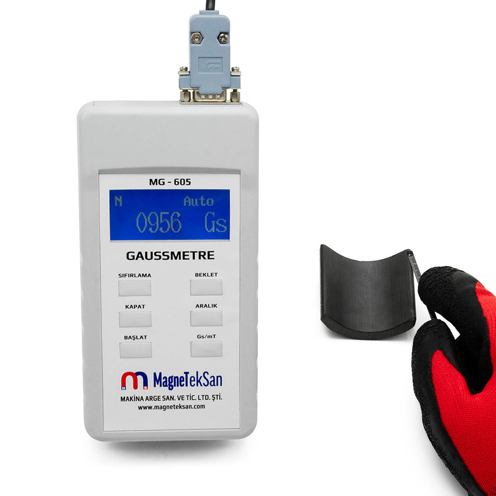 MG 605 Digital Gaussmeter - Industrial Magnetic Measurement Device – Digital Gaussmeter and Tesla Meter for Magnets and Electromagnets (DC/AC)