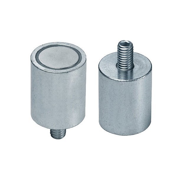Ø32x52 mm Neodymium Pot Magnet with Male Connector