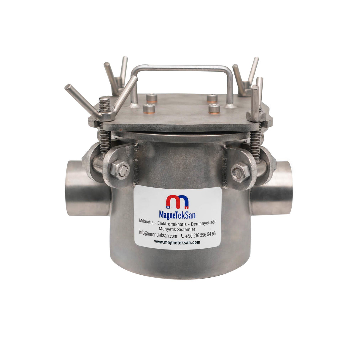 DN65 Inlet Outlet Magnet Magnetic Filter for Liquid Oil Plant - Rustproof and Leakproof