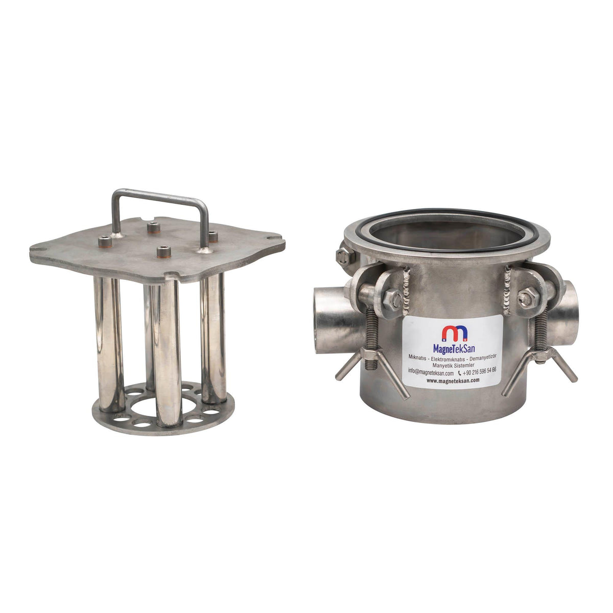 DN65 Inlet Outlet Magnet Magnetic Filter for Liquid Oil Plant - Rustproof and Leakproof